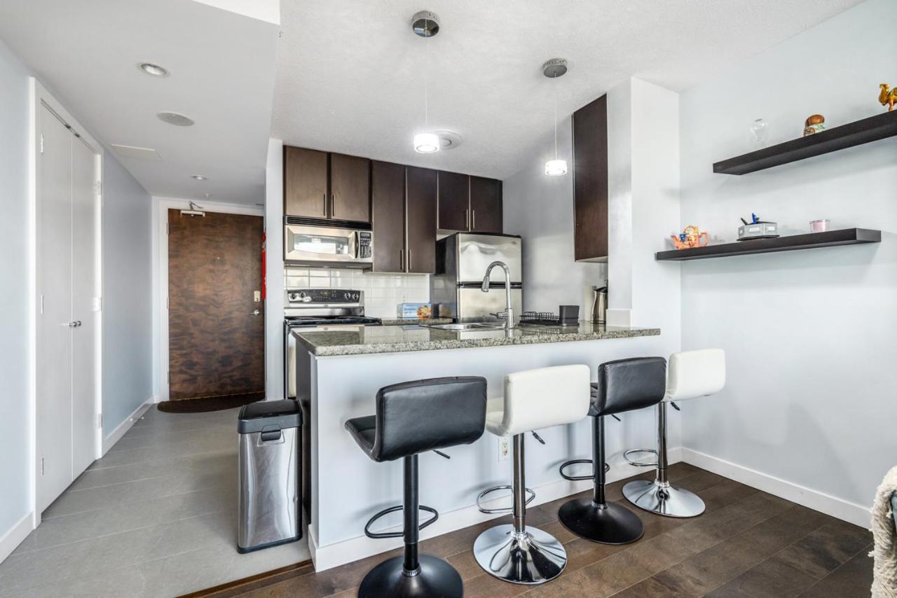 Downtown 1 Bedroom Water View Condo Vancouver Buitenkant foto