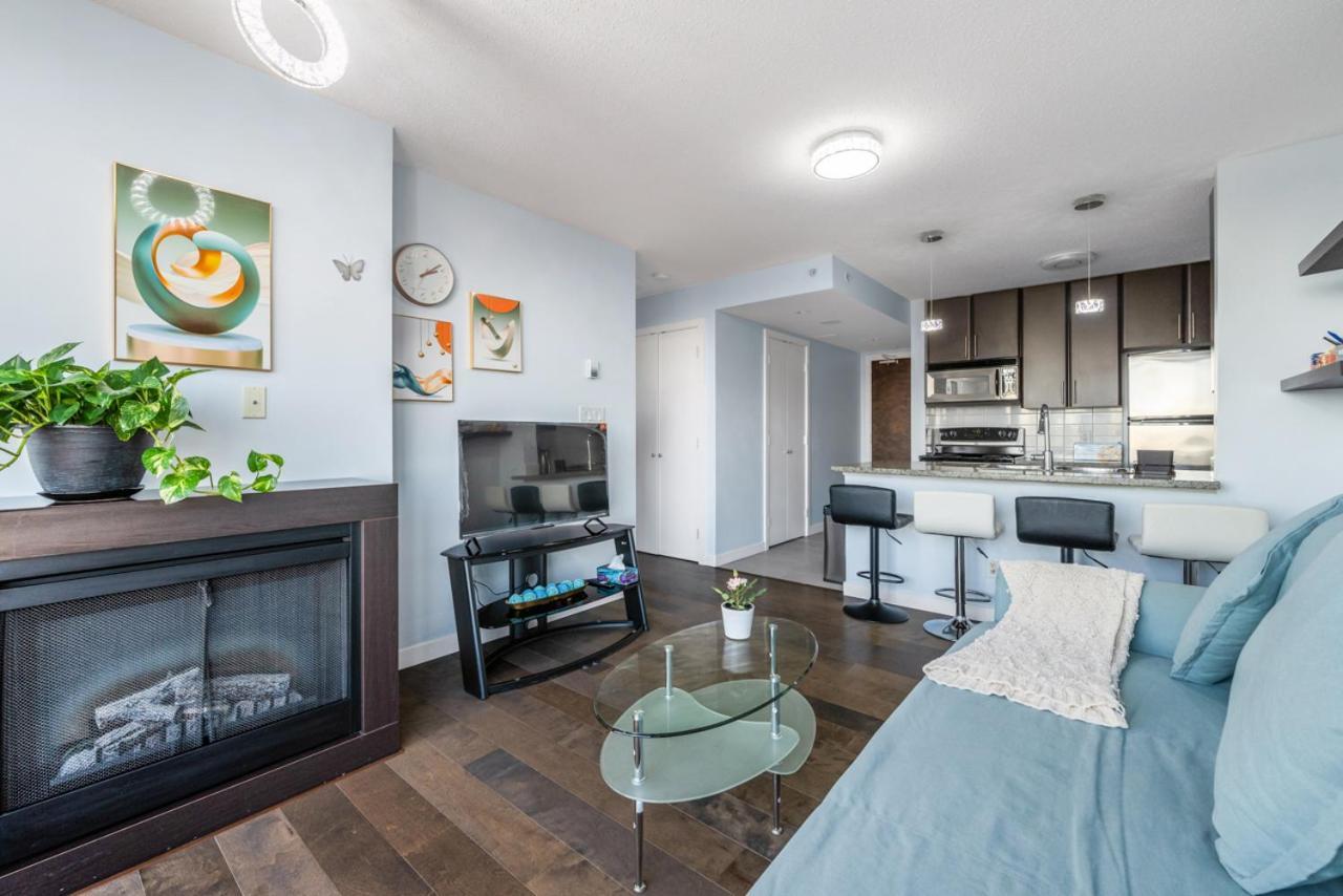 Downtown 1 Bedroom Water View Condo Vancouver Buitenkant foto