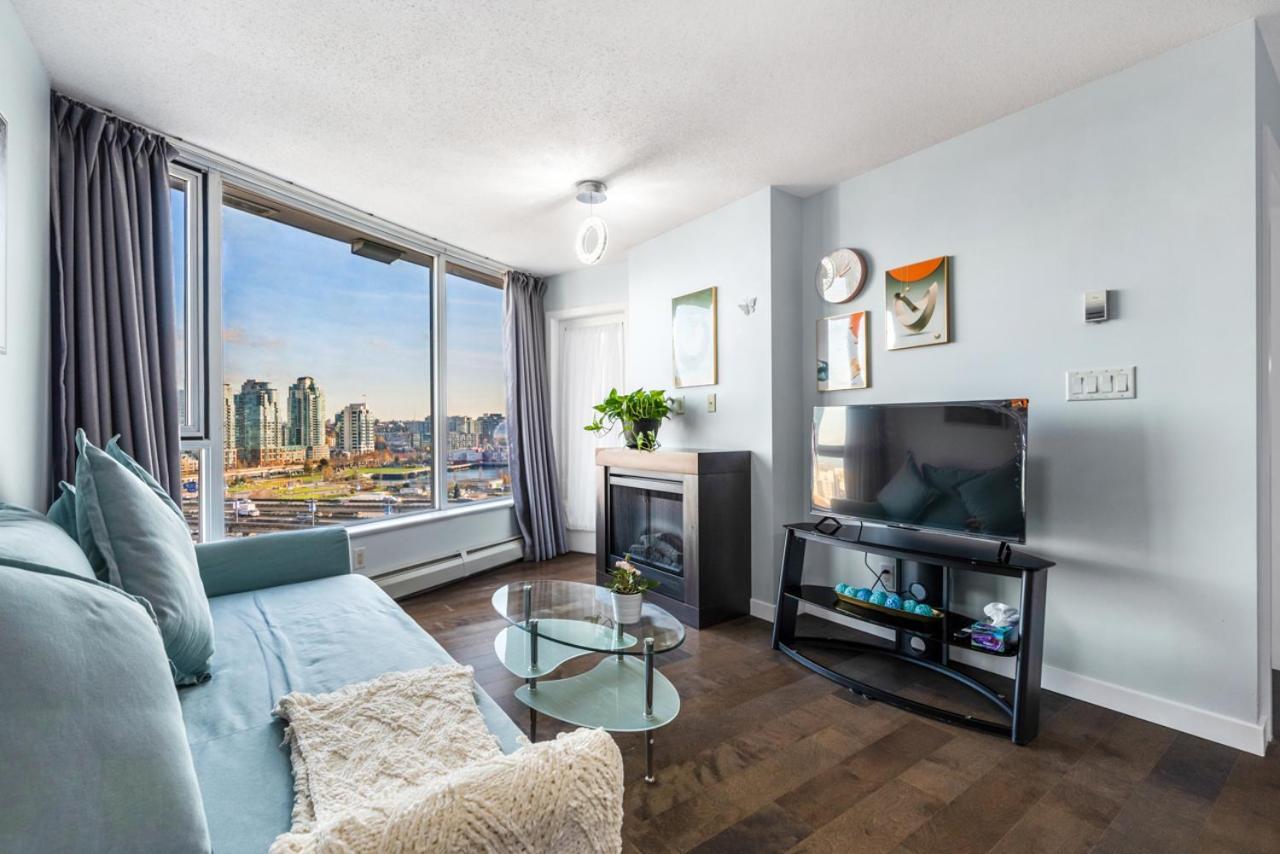 Downtown 1 Bedroom Water View Condo Vancouver Buitenkant foto